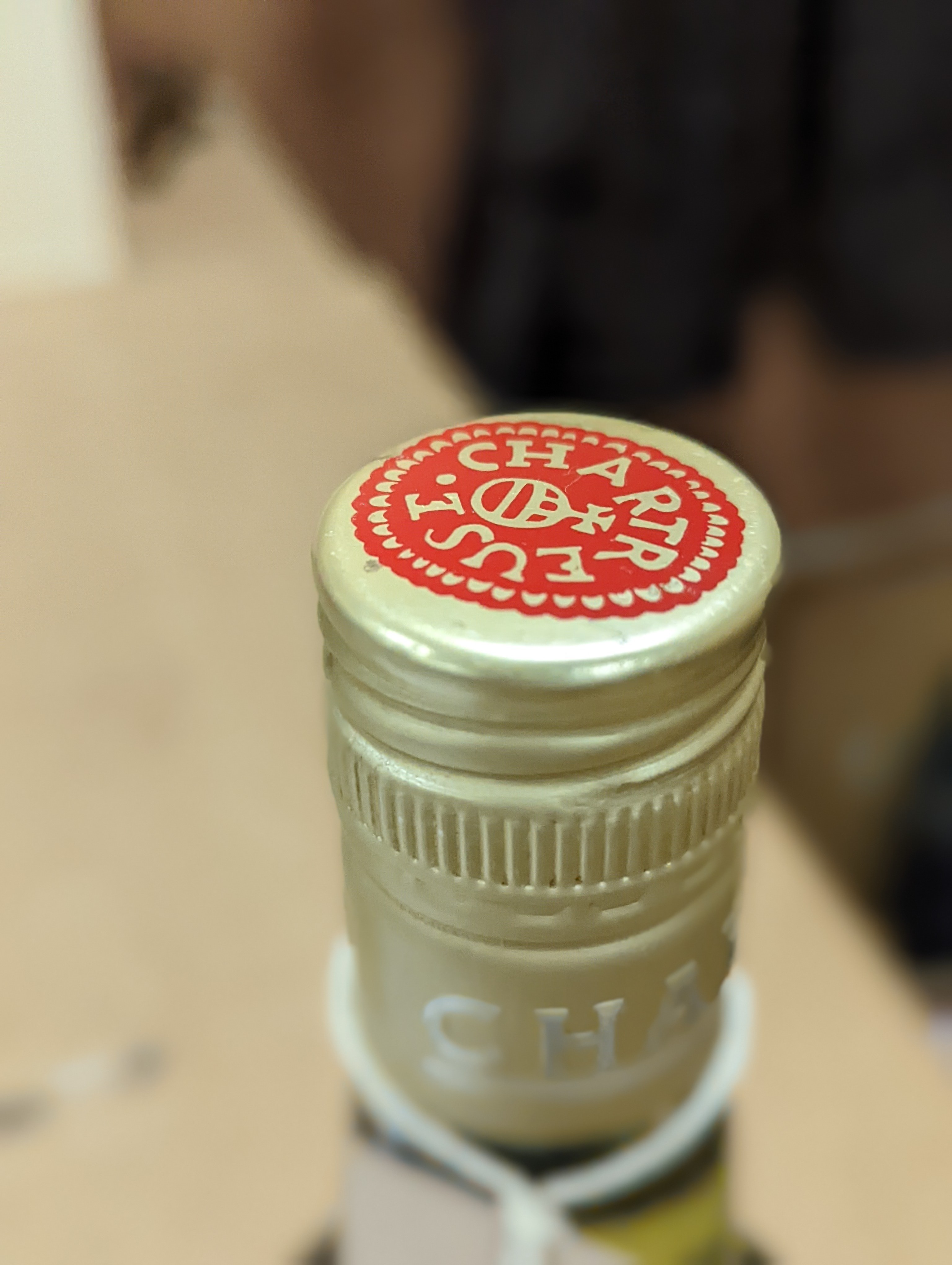 One Chartreuse bottle and ten Chartreuse miniatures